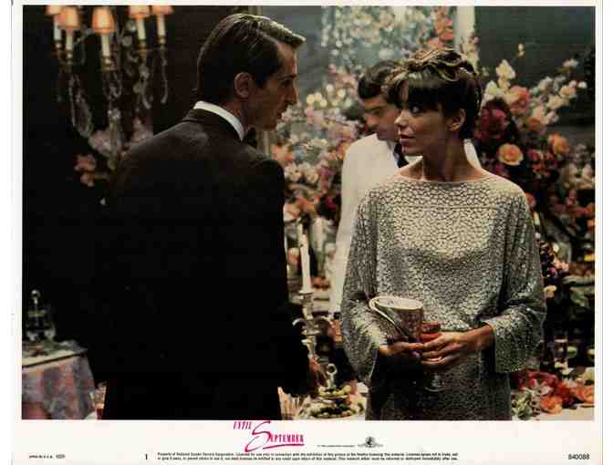 UNTIL SEPTEMBER, 1984, lobby card set, Karen Allen, Christopher Cazenove