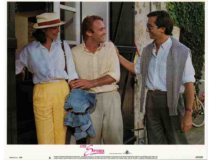 UNTIL SEPTEMBER, 1984, lobby card set, Karen Allen, Christopher Cazenove