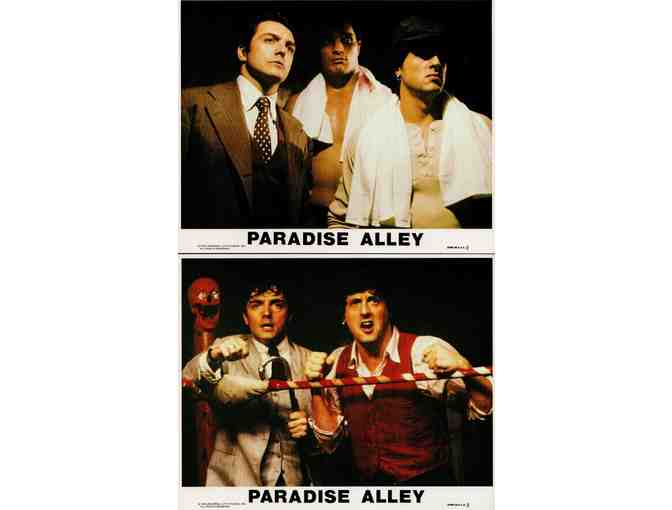 PARADISE ALLEY, 1978, mini lobby cards, Sylvester Stallone, Anne Archer