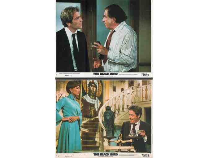 BLACK BIRD, 1975, mini lobby cards, George Segal, Lionel Stander