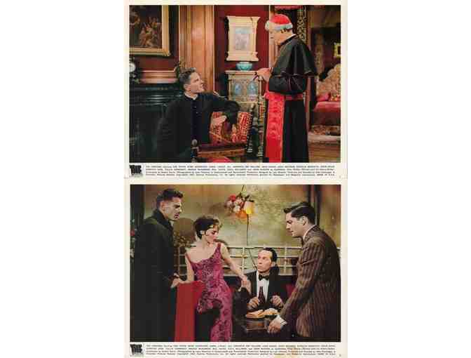 CARDINAL, 1963, mini lobby cards, Romy Schneider, John Saxon