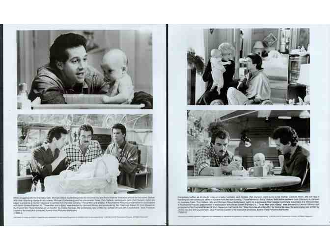 THREE MEN AND A BABY, 1987, movie stills, Tom Selleck, Steve Guttenberg