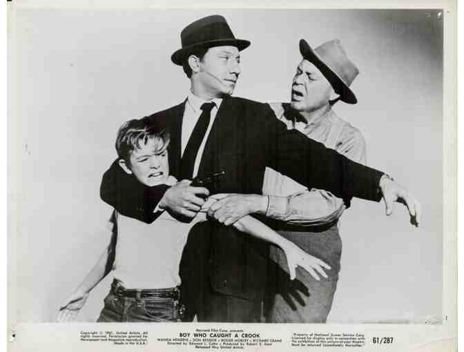 BOY WHO CAUGHT A CROOK, 1961, movie stills, Richard Crane, Wanda Hendrix