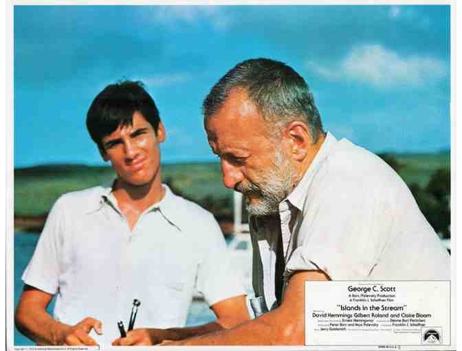 ISLAND IN THE STREAM, 1977, lobby cards, George C. Scott, Clair Bloom