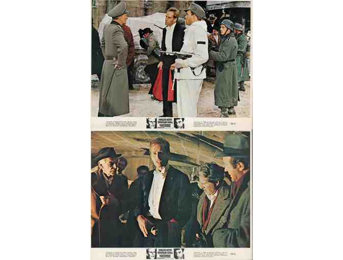 COUNTERPOINT, 1968, mini lobby cards, Charlton Heston, Leslie Nielsen