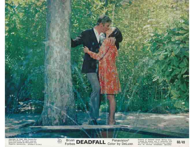 DEADFALL, 1968, mini lobby cards, Michael Caine, Eric Portman