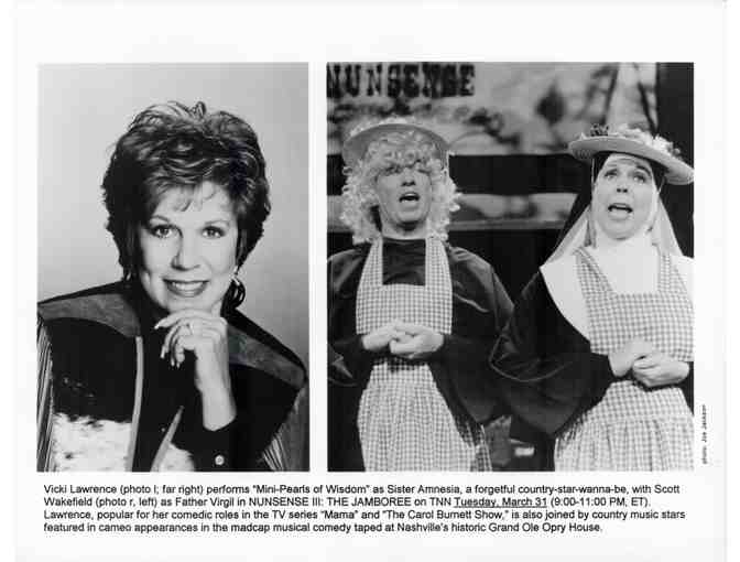 Vicki Lawrence, group of classic celebrity portraits, stills or photos