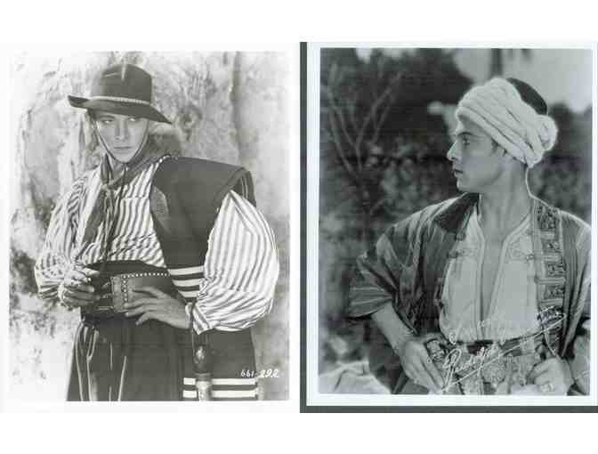 RUDOLPH VALENTINO, group of classic celebrity portraits, stills or photos