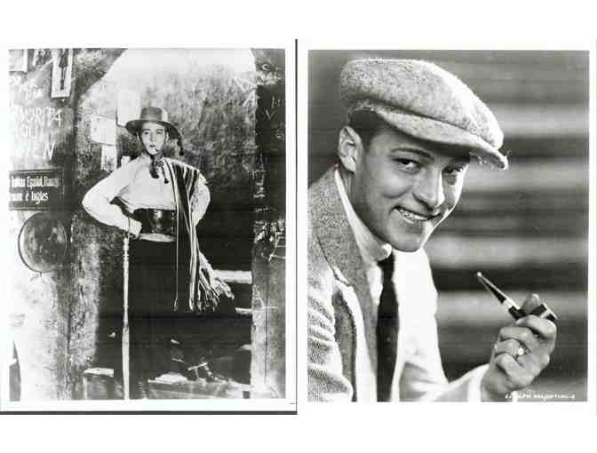 RUDOLPH VALENTINO, group of classic celebrity portraits, stills or photos