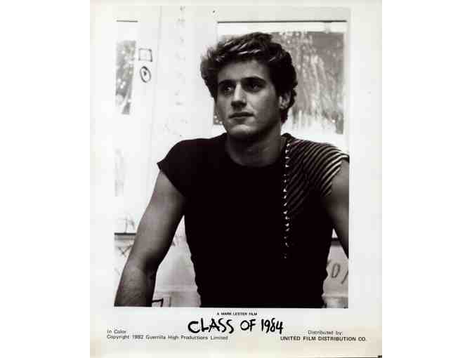 CLASS OF 84, 1982, movie still set, Michael J. Fox, Roddy McDowall,