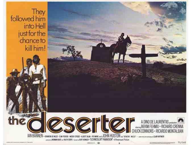 DESERTER, 1971, lobby card set, Chuck Connors, Ricardo Montalban