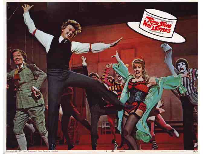 HALF A SIXPENCE, 1968, lobby card set, Tommy Steele, Julia Foster