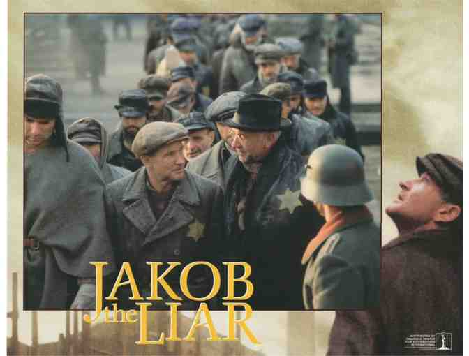 JAKOB THE LIAR, 1999, lobby card set, Robin Williams, Alan Arkin