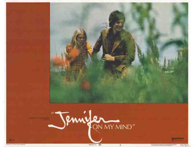 JENNIFER ON MY MIND, 1971, lobby card set, Michael Brandon, Robert De Niro