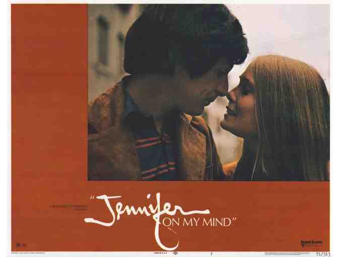 JENNIFER ON MY MIND, 1971, lobby card set, Michael Brandon, Robert De Niro