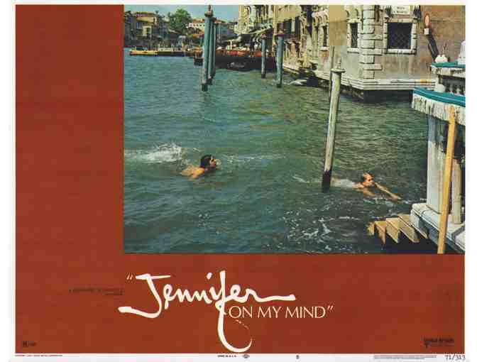 JENNIFER ON MY MIND, 1971, lobby card set, Michael Brandon, Robert De Niro