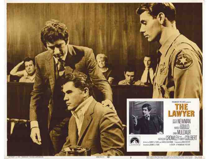 LAWYER, 1970, lobby card set, Barry Newman, Diana Muldaur