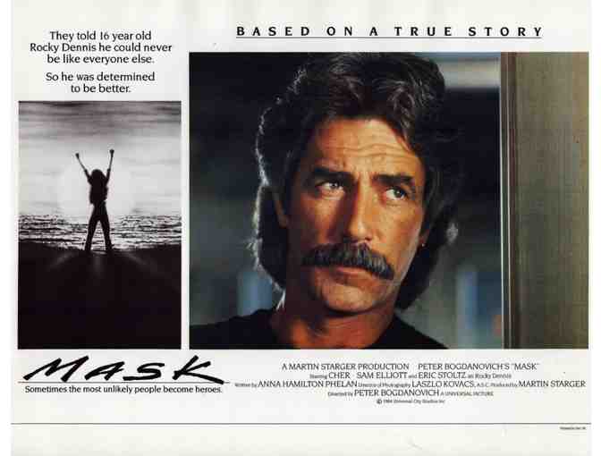 MASK, 1985, lobby card set, Sam Elliott, Cher, Eric Stoltz