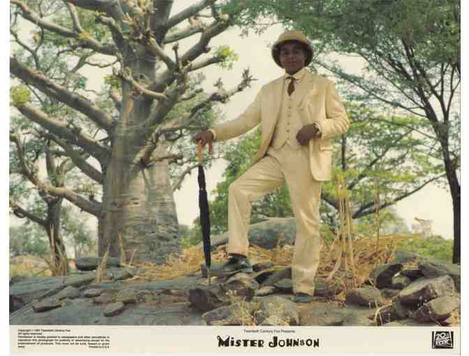 MISTER JOHNSON, 1991, lobby card set, Pierce Brosnan, Edward Woodward