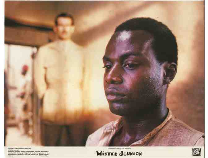 MISTER JOHNSON, 1991, lobby card set, Pierce Brosnan, Edward Woodward