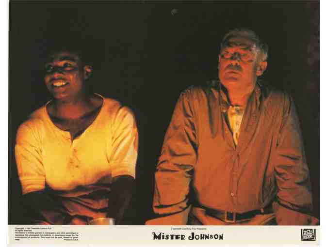 MISTER JOHNSON, 1991, lobby card set, Pierce Brosnan, Edward Woodward