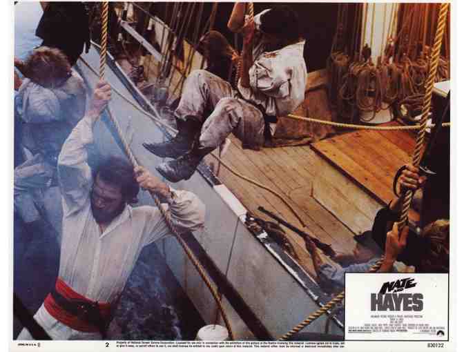 NATE AND HAYES, 1983, lobby card set, Tommy Lee Jones, Michael OKeefe