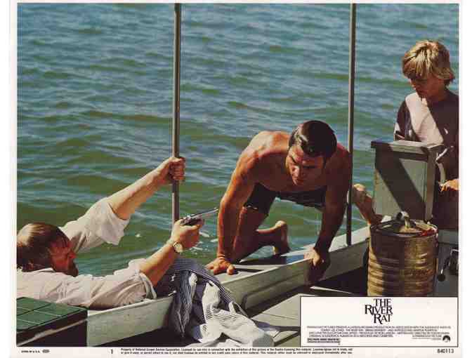 RIVER RAT, 1984, lobby card set, Tommy Lee Jones, Brian Dennehy