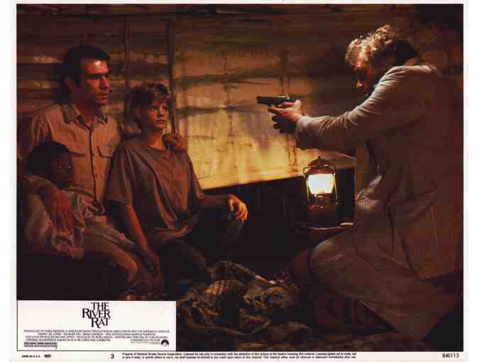 RIVER RAT, 1984, lobby card set, Tommy Lee Jones, Brian Dennehy