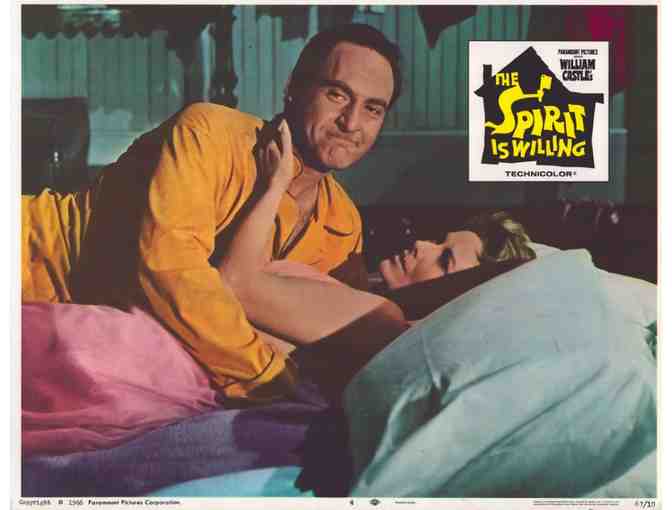 SPIRIT IS WILLING, 1967, lobby cards, John Astin, William Castle's girl ghosts