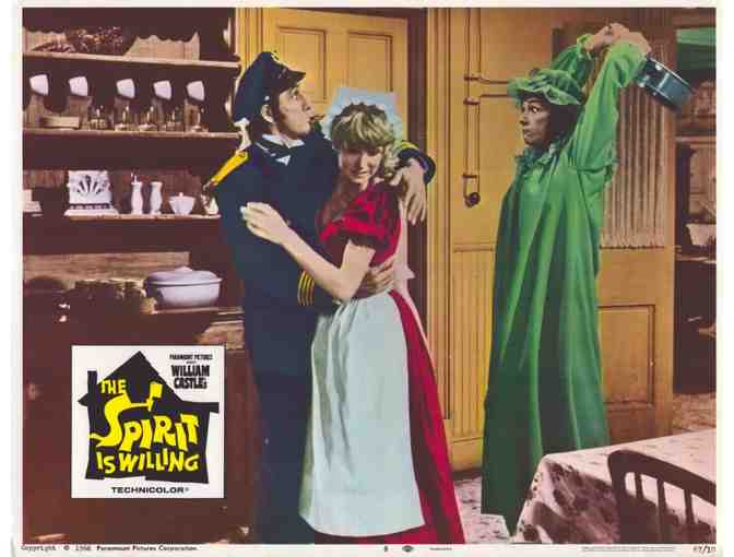 SPIRIT IS WILLING, 1967, lobby cards, John Astin, William Castle's girl ghosts