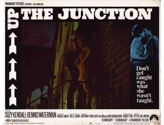 UP THE JUNCTION, 1968, lobby card set, Suzy Kendall, Dennis Waterman