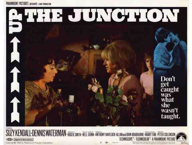 UP THE JUNCTION, 1968, lobby card set, Suzy Kendall, Dennis Waterman