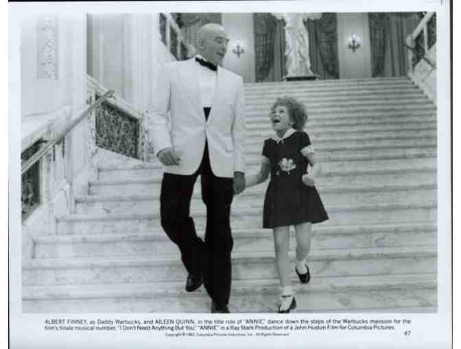 ANNIE, 1982, movie stills, Aileen Quinn, Albert Finney