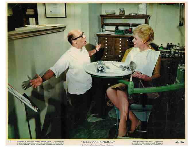 BELLS ARE RINGING, 1960, mini lobby cards, Dean Martin, Judy Holliday