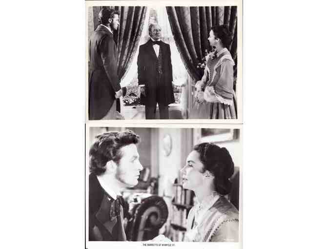 BARRETTS OF WIMPOLE STREET, 1957, cards and stills, Jennifer Jones