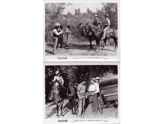 CONQUEST OF CHEYENNE, 1946, movie stills, William Wild Bill Elliott, Bobby Blake.