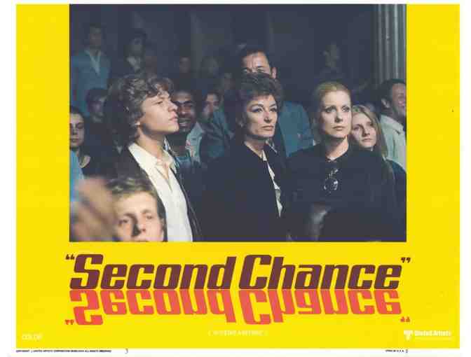 SECOND CHANCE, 1976, lobby card set, Catherine Deneuve, Anouk Aimee, Charles Denner.