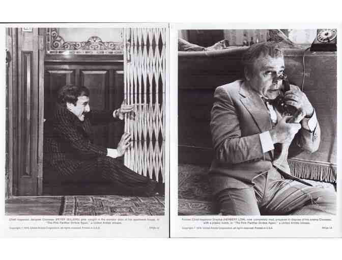 PINK PANTHER STRIKES AGAIN, 1976, movie stills, Peter Sellers, Herbert Lom