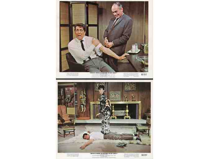 WHOS BEEN SLEEPING IN MY BED, 1963, mini lobby cards, Dean Martin