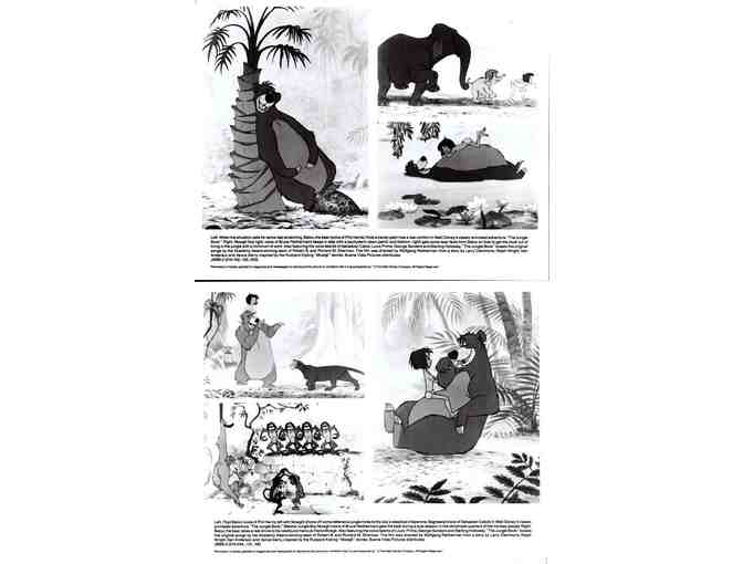 JUNGLE BOOK, 1967, movie stills, Walt Disney cartoon