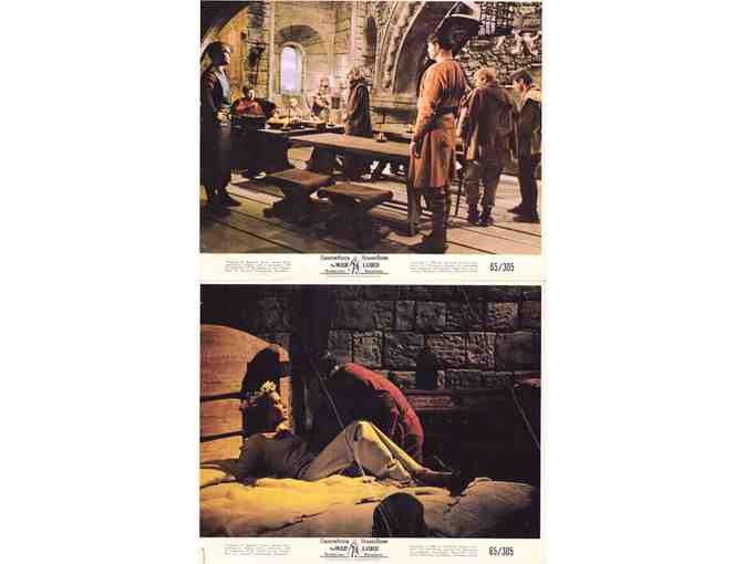 WARLORD, 1965, mini lobby cards, Charlton Heston, Richard Boone