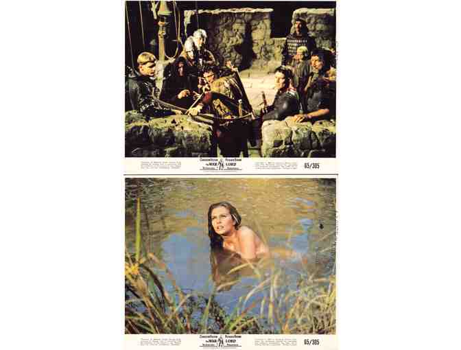 WARLORD, 1965, mini lobby cards, Charlton Heston, Richard Boone