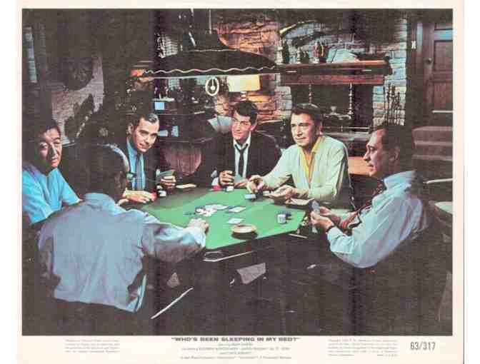 WHOS BEEN SLEEPING IN MY BED, 1963, mini lobby cards, Dean Martin