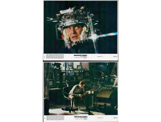 BRAINSTORM, 1983, mini lobby cards, Christopher Walken, Natalie Wood