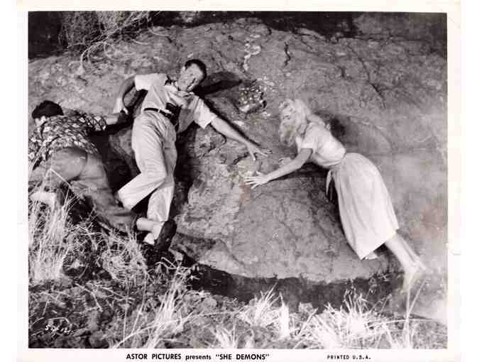 SHE DEMONS, 1958, movie stills, Irish McCalla, Gene Roth