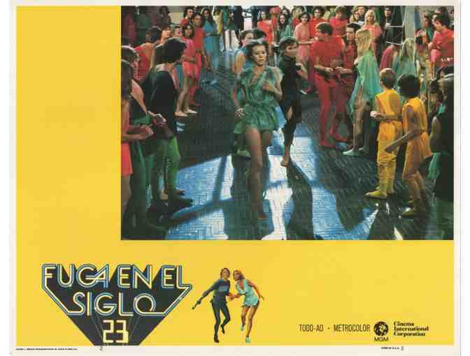 LOGANS RUN, 1976, lobby card set, Michael York, Farrah Fawcett