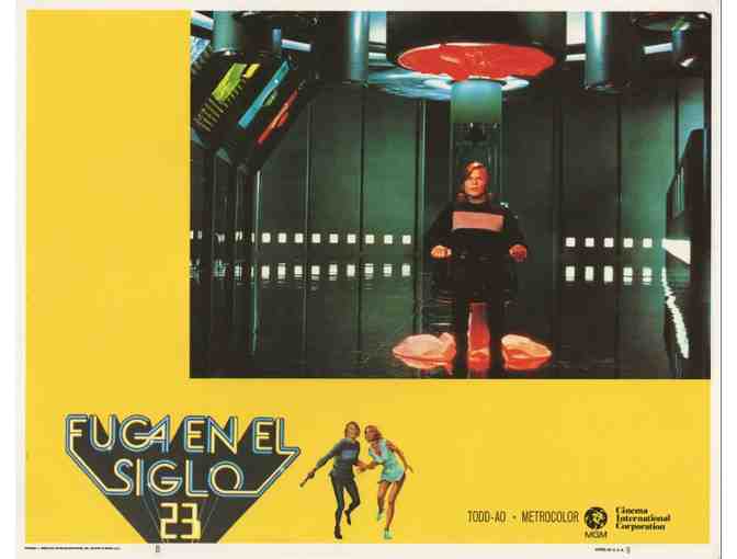 LOGANS RUN, 1976, lobby card set, Michael York, Farrah Fawcett