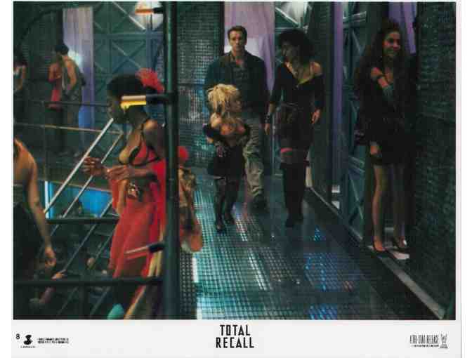 TOTAL RECALL, 1990, mini lobby cards, Arnold Schwarzenegger, Sharon Stone