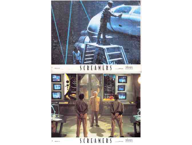 SCREAMERS, 1995, mini lobby cards, Peter Weller