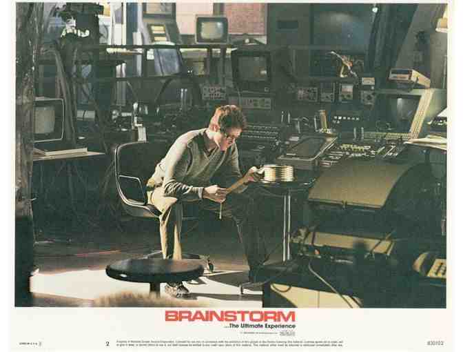 BRAINSTORM, 1983, lobby cards, Christopher Walken, Natalie Wood